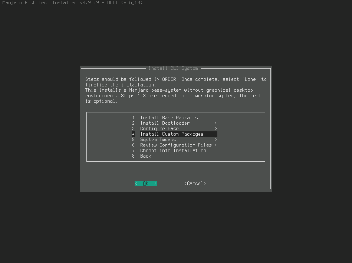 安装自定义软件